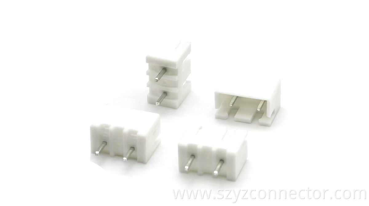 Wafer XH2.5 Connector Straight DIP NL66 White Missing Middle Pin Without Kinked Pin 3P
